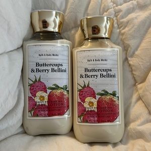 Bath and Body Works Buttercups & Berry Bellini Body Lotion Bundle NWT